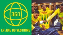 Vidéo 360° : la joie du vestiaire nantais à Paris