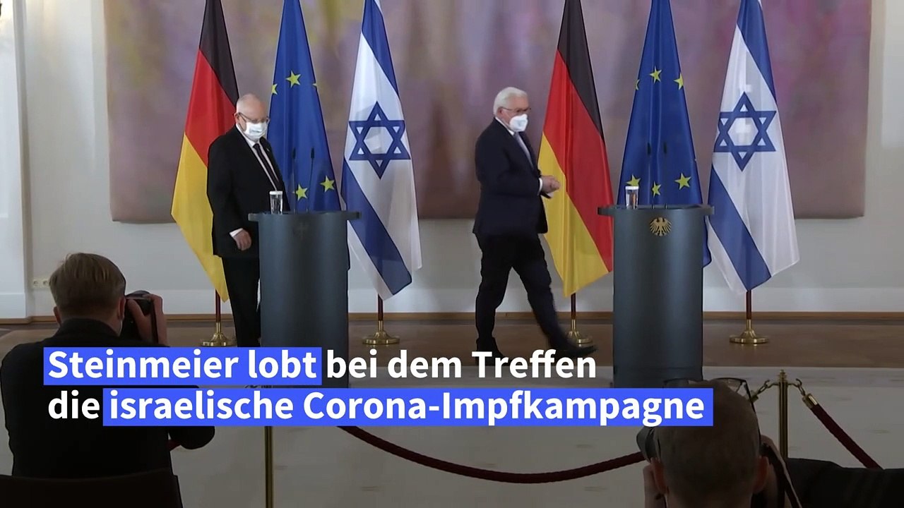 Steinmeier lobt israelische Impfkampagne