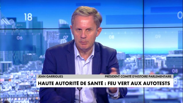 Jean Garrigues : «Je pense que ce serait une avancée terrible d'avoir ces autotests»