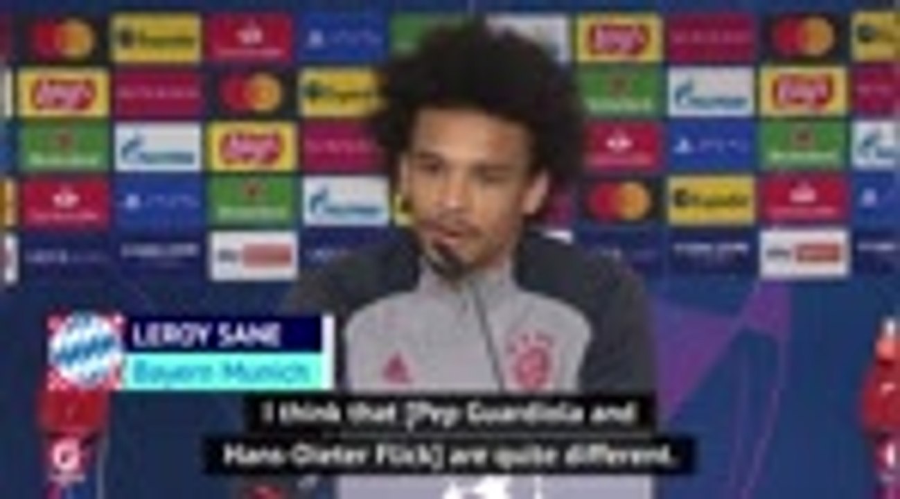 Sane opens up on playing for Pep and Flick