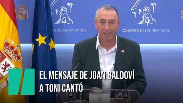 Joan Baldoví, sobre Toni Cantó: Lo siento, madrileños, si os lo quedáis