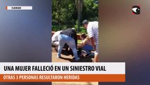 Eldorado, una mujer falleció y otras tres personas resultaron heridas