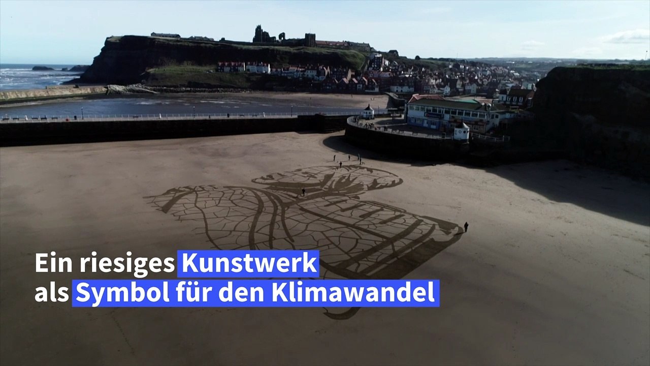 Kunstwerk als Symbol für den Klimawandel