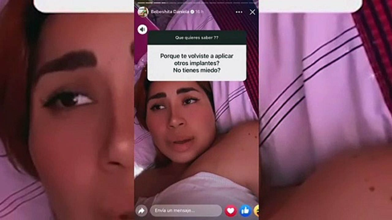 Pidió un implante de seno y lo que encontró fue dolor; la popular Bebeshita habla del problema que la tiene en cama