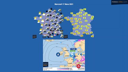 bulletin meteo du mardi 16 mars 2021