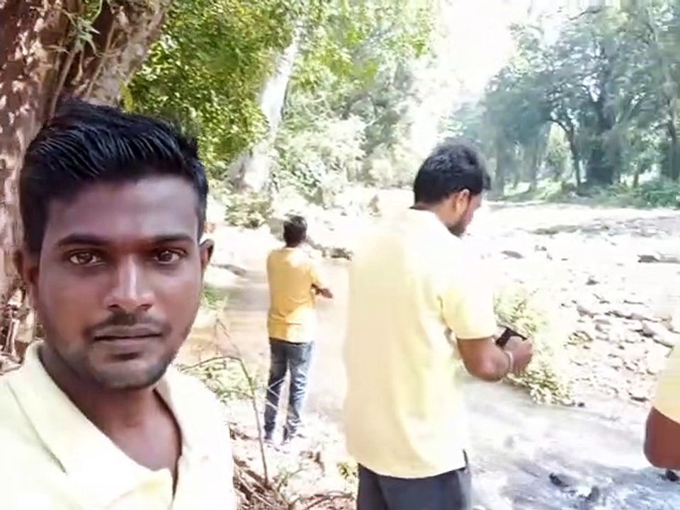 visting river on forest