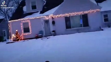me and my son at snow