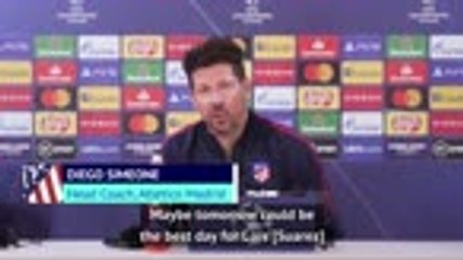 Simeone predicting 'wonderful day' for Suarez against Chelsea