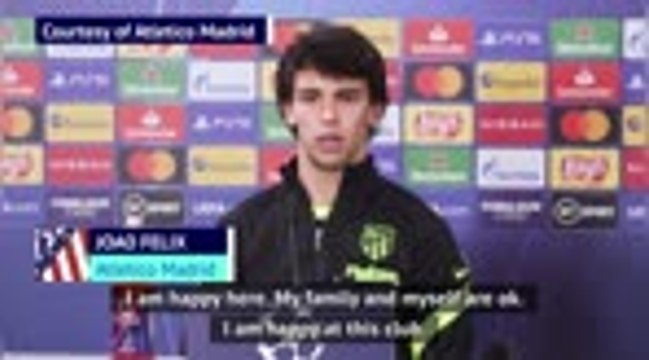 Joao Felix insists he is happy at Atletico