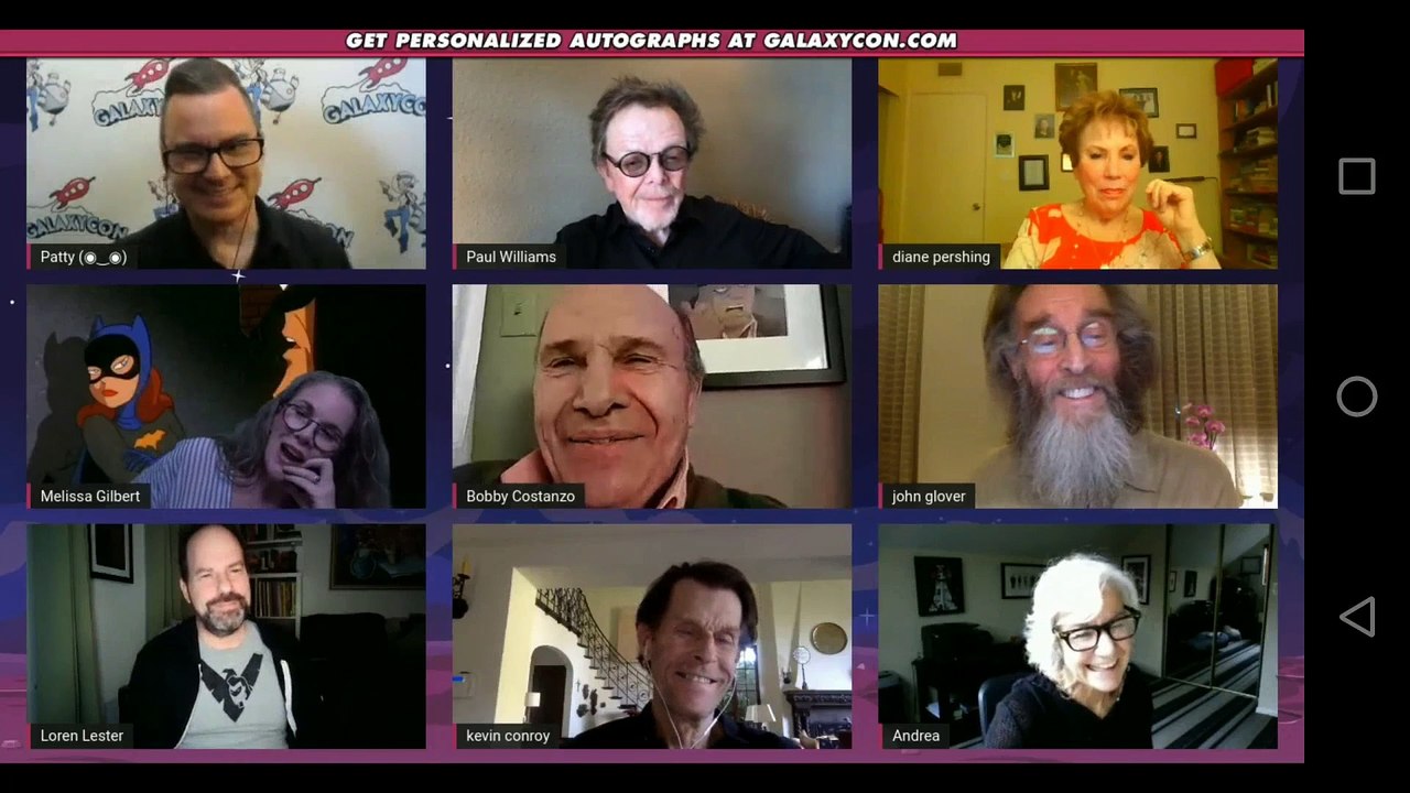 GalaxyCon Live - Batman the animated series; Melissa Gilbert, Loren Lester, Kevin Conroy, John Glover, Adrienne Barbeau, Robert Contanzo, Diana Pershing, Andrea Romano