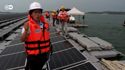 Parques solares flotantes en Tailandia