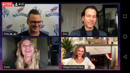 GalaxyCon Live Comicon cast of Once Upon a Time November edition; Jennifer Morrison, Emilie de Ravin, Keegan Connor Tracy, Eion Bailey 11-22-2020