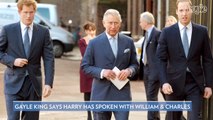 Prince Harry Has Spoken to William and Charles, but 'Conversations Were Not Productive,' Says Gayle King