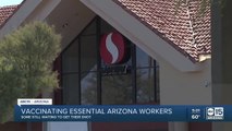 Grocery store workers in Arizona still waiting to be vaccinated