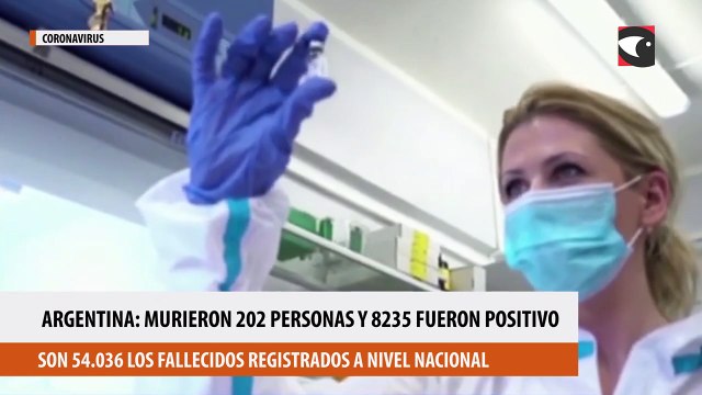Argentina: murieron 202 personas y 8235 fueron diagnosticadas