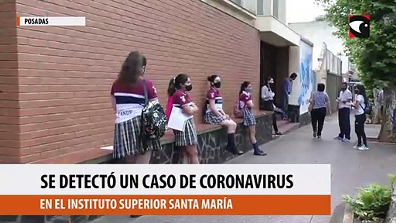 Se detectó un caso de coronavirus en el Instituto Superior Santa María de Posadas