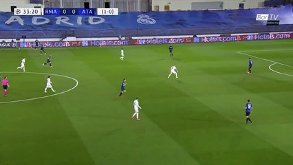 La genialidad de Modric en el gol de Benzema a la Atalanta