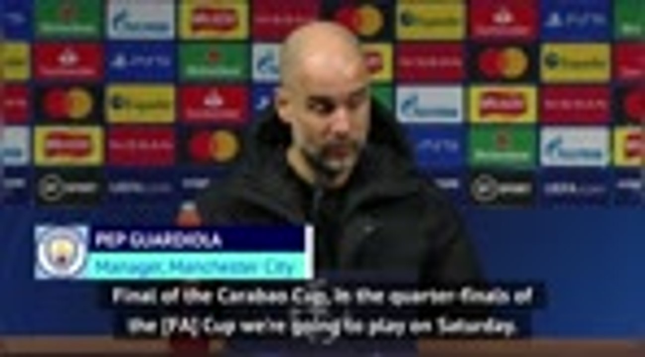 Pep urges City to forget about Champions League...