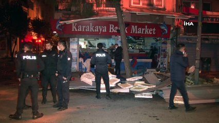 Bağcılar’da bir balıkçı dükkanında korkutan patlama