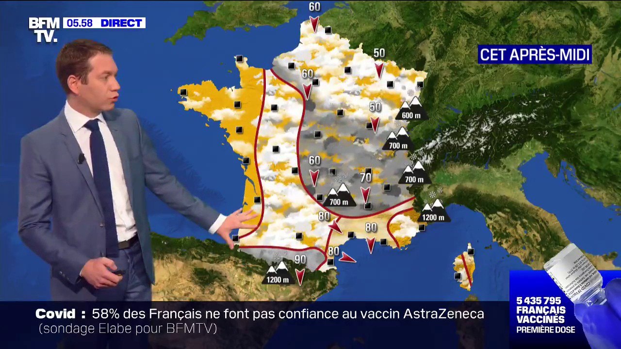 Un temps encore gris et humide sur une bonne partie du pays ce mercredi