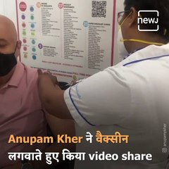 Anupam Kher Along With His Mother Gets First Dose Of Covid-19 Vaccine