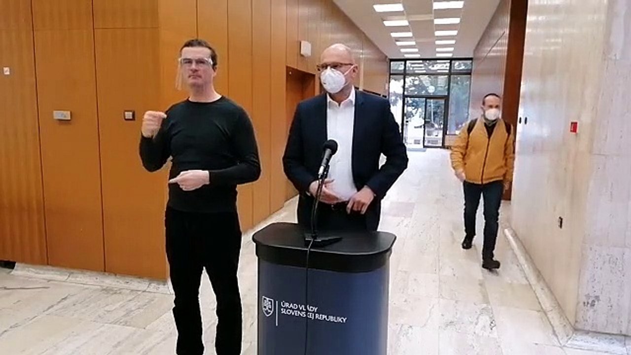 ZÁZNAM: Brífing ministra hospodárstva R. Sulíka pred rokovaním Vlády SR