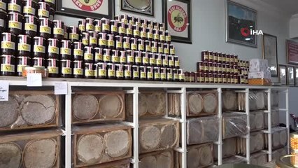 Ağrı'da yaşayan emekli öğretmen "bal gibi iş" yapıyor