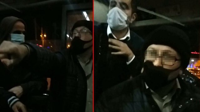 İETT otobüsünde maske tartışması kamerada