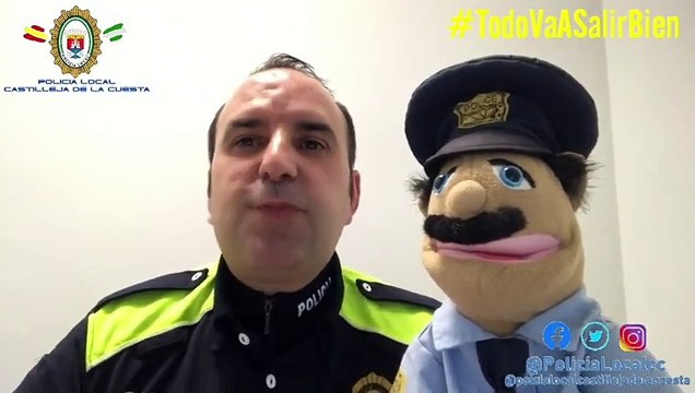 Premio nacional al Poli Manolo, el policía más original de Castilleja de la Cuesta.