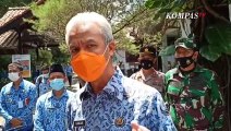 Gubernur Ganjar Pranowo Tinjau Simulasi Persiapan Sekolah Tatap Muka di Salatiga, Jawa Tengah