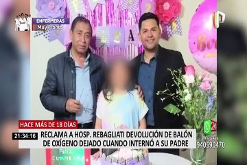 Hombre espera hace 18 días que el Hospital Rebagliati le devuelva balón de oxígeno