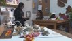 باحثة مصرية تصنع كماليات وزخارف جميلة من قشر البيض