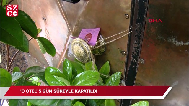 Bebek Otel mühürlendi, 5 gün süreyle kapalı