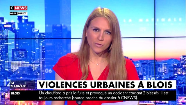 Violences urbaines cette nuit dans un quartier de Blois après un refus d'obtempérer suivi d'un accident de la route - Supermarché vandalisé, crèche dégradée - VIDEO