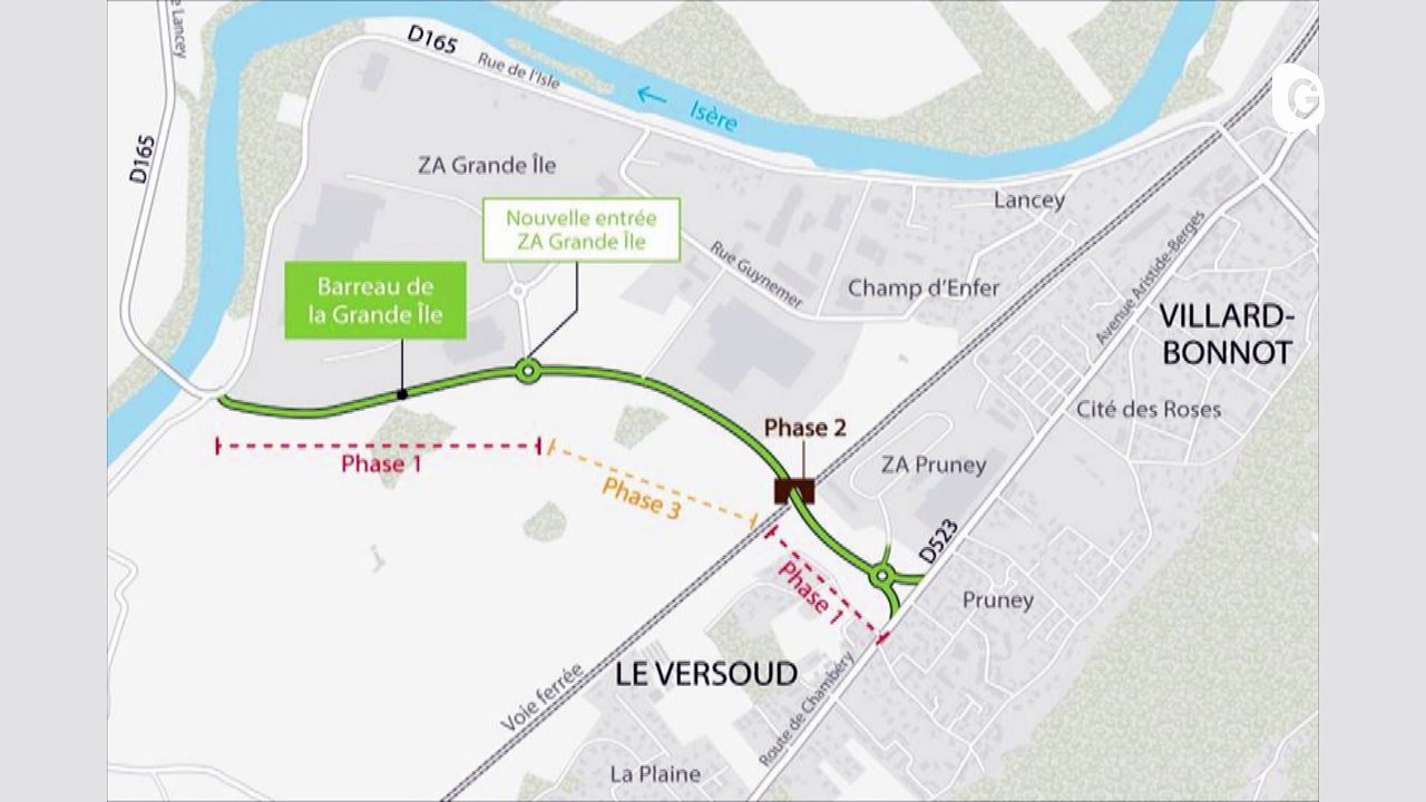 Reportage - Une nouvelle voie facilite l'accès entre Villard Bonnot et Le Versoud