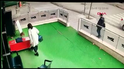 ANKARA-Gebe kediye şiddet kamerada