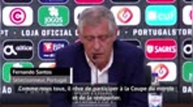 Portugal - Santos : Ronaldo rêve de remporter la Coupe du monde