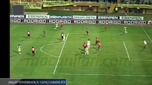 Fenerbahçe 2-1 Gençlerbirliği 02.02.2007 - 2006-2007 Turkish Super League Matchday 19