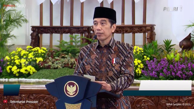 PRESIDEN JOKO WIDODO MEMBUKA KONGRES HIM KE 31