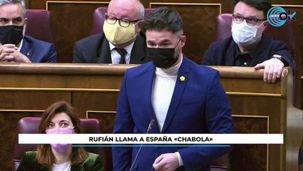 Rufián llama a España «chabola» y Sánchez le promete negociar sobre el «conflicto» catalán