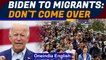 Joe Biden responds to surge in migrants heading towards United States | Oneindia News