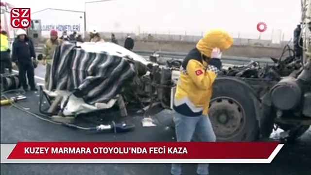 Kuzey Marmara Otoyolu’nda feci kaza: 1 ölü