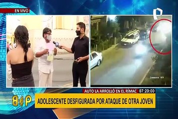 Rímac: adolescente es brutalmente embestida por expareja de su amigo