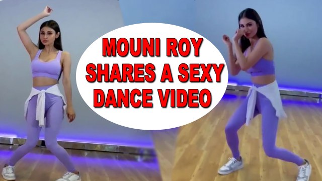 Mouni Roy sets the floor on fire with dance moves