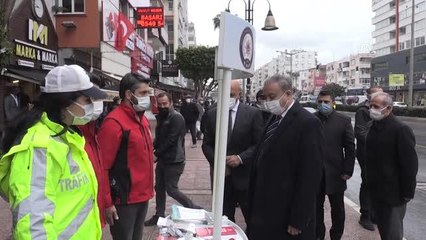 Kovid-19'da "yüksek riskli" Mersin'de tedbirler denetlendi