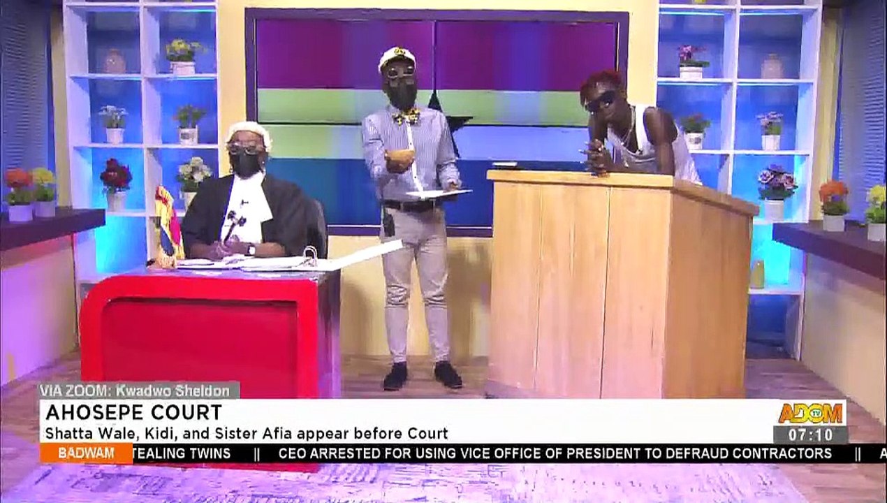 Ahosepe Court: Shatta Wale, Kidi, and Sister Afia appear before Court - Badwam Ahosepe on Adom TV (17-3-21)