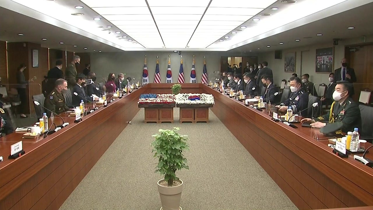 한미 국방장관 회담...美 "中·北 위협으로 한미 동맹 그 어느 때보다 중요" / YTN