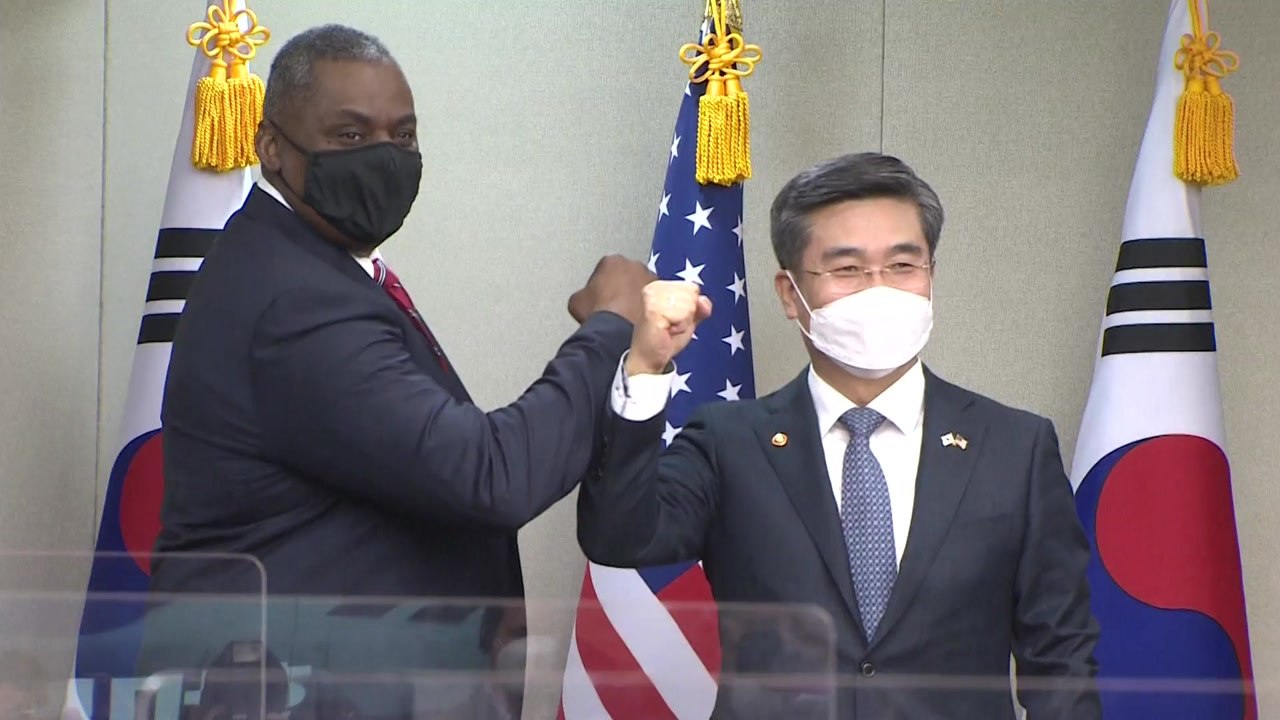 한미 국방장관 "한미동맹, 동북아 안정 핵심축...한미일 안보협력, 북핵 대응에 중요...