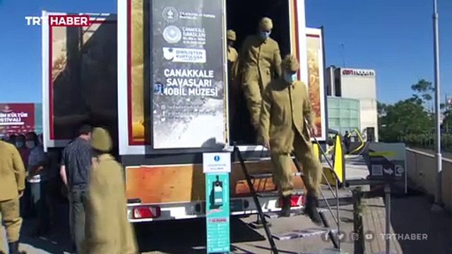 Çanakkale destanı mobil müzede