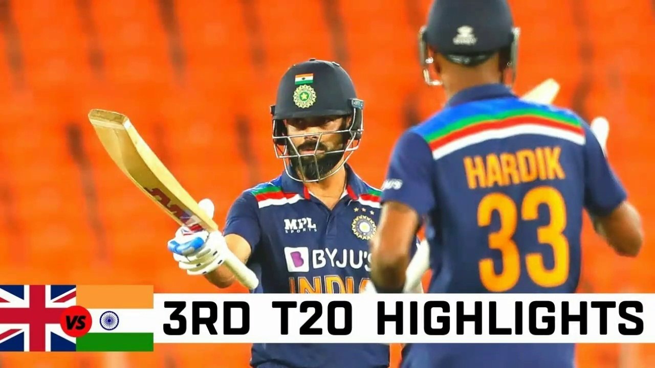 India Vs England 3rd T-20 Match Full Match High...